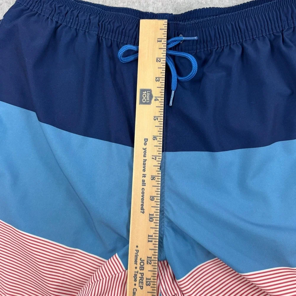 Vineyard Vines‎ Swim Trunks Shorts Mens Large Multicolor Stripe Lined Stretch